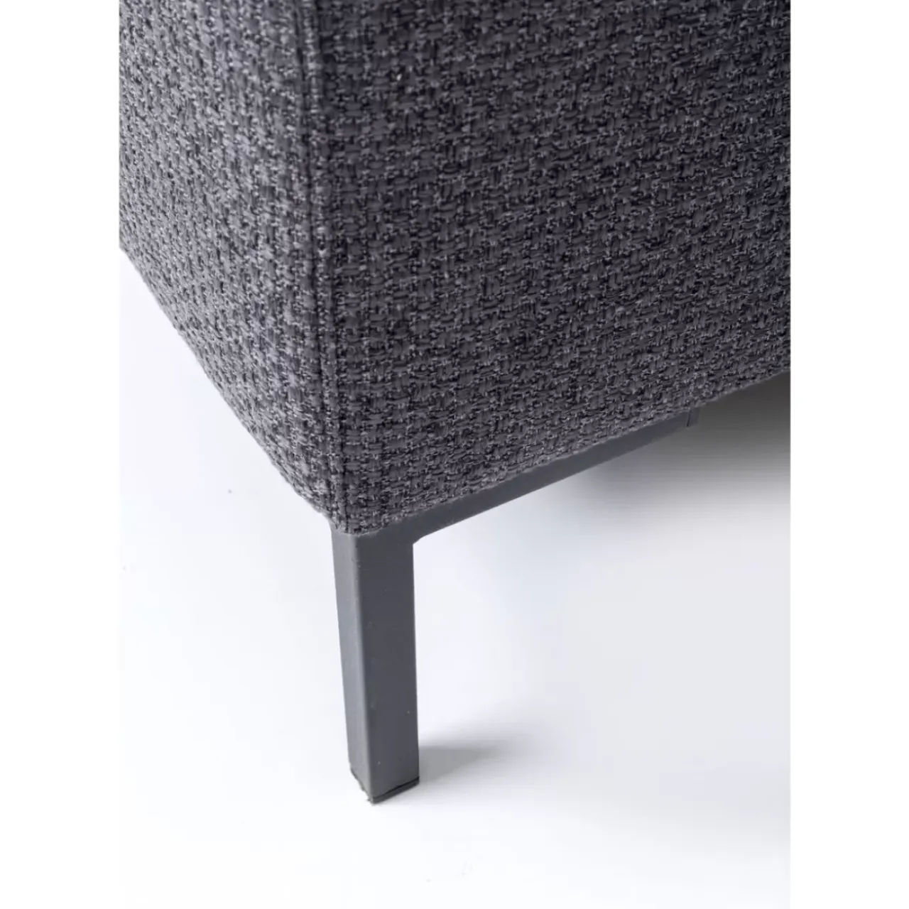 KARE Design Sofas & Couches-Ecksofa Gianni Dolce Dunkelgrau Rechts