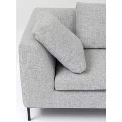 KARE Design Sofas & Couches-Ecksofa Gianni Dolce Hellgrau Rechts