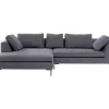 KARE Design Sofas & Couches-Ecksofa Gianni Grau Links