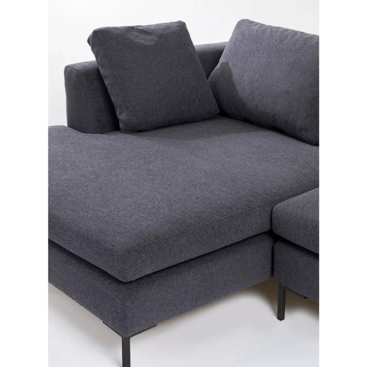 KARE Design Sofas & Couches-Ecksofa Gianni Grau Links