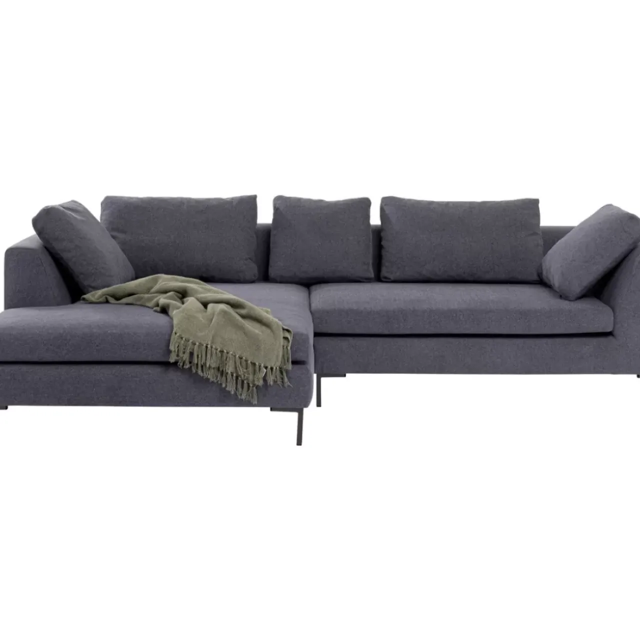 KARE Design Sofas & Couches-Ecksofa Gianni Grau Links