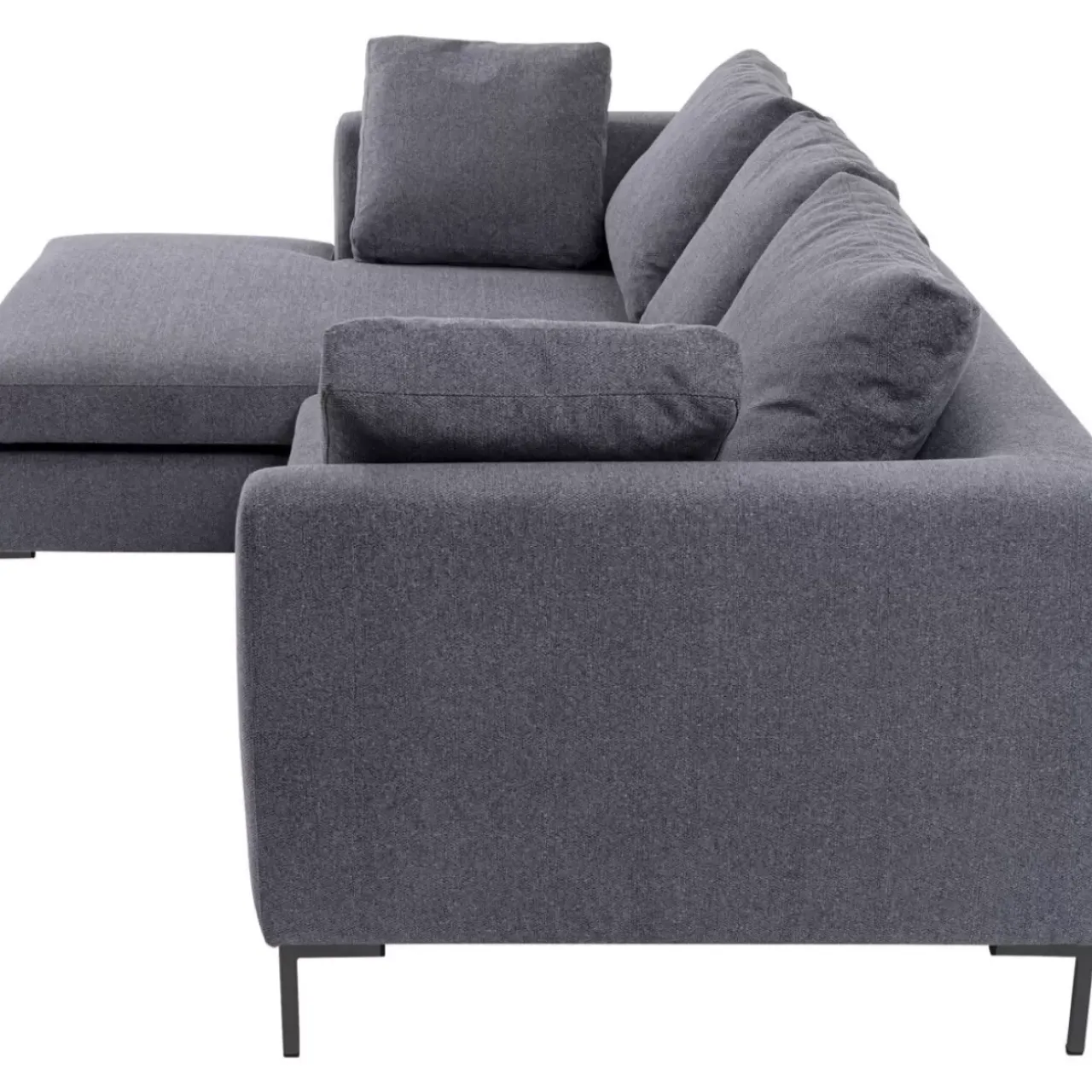 KARE Design Sofas & Couches-Ecksofa Gianni Grau Links