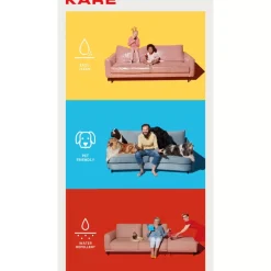 KARE Design Sofas & Couches-Ecksofa Gianni Grau Links