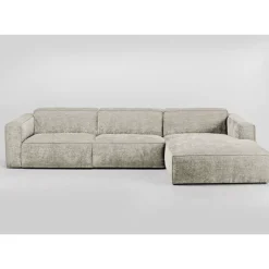 KARE Design Sofas & Couches-Ecksofa Henry Creme Rechts 285X170Cm