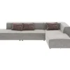 KARE Design Sofas & Couches-Ecksofa Infinity Atlanta Grau 357Cm