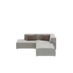 KARE Design Sofas & Couches-Ecksofa Infinity Boston Grau 237Cm