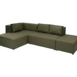 KARE Design Sofas & Couches-Ecksofa Infinity Dolce Grun Links
