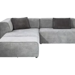 KARE Design Sofas & Couches-Ecksofa Infinity Ottomane Grau Links