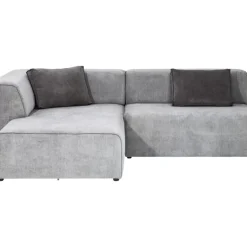 KARE Design Sofas & Couches-Ecksofa Infinity Ottomane Grau Links