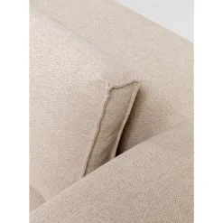 KARE Design Sofas & Couches-Ecksofa Infinity Ottomane Creme Rechts