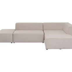 KARE Design Sofas & Couches-Ecksofa Infinity Ottomane Creme Rechts