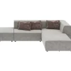 KARE Design Sofas & Couches-Ecksofa Infinity Vegas Grau 337Cm