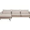 KARE Design Sofas & Couches-Ecksofa Monza Links Creme 296Cm