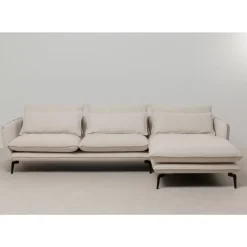 KARE Design Sofas & Couches-Ecksofa Monza Rechts Creme 296Cm