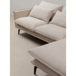 KARE Design Sofas & Couches-Ecksofa Monza Rechts Creme 296Cm