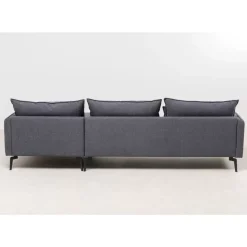 KARE Design Sofas & Couches-Ecksofa Monza Rechts Grau 296Cm