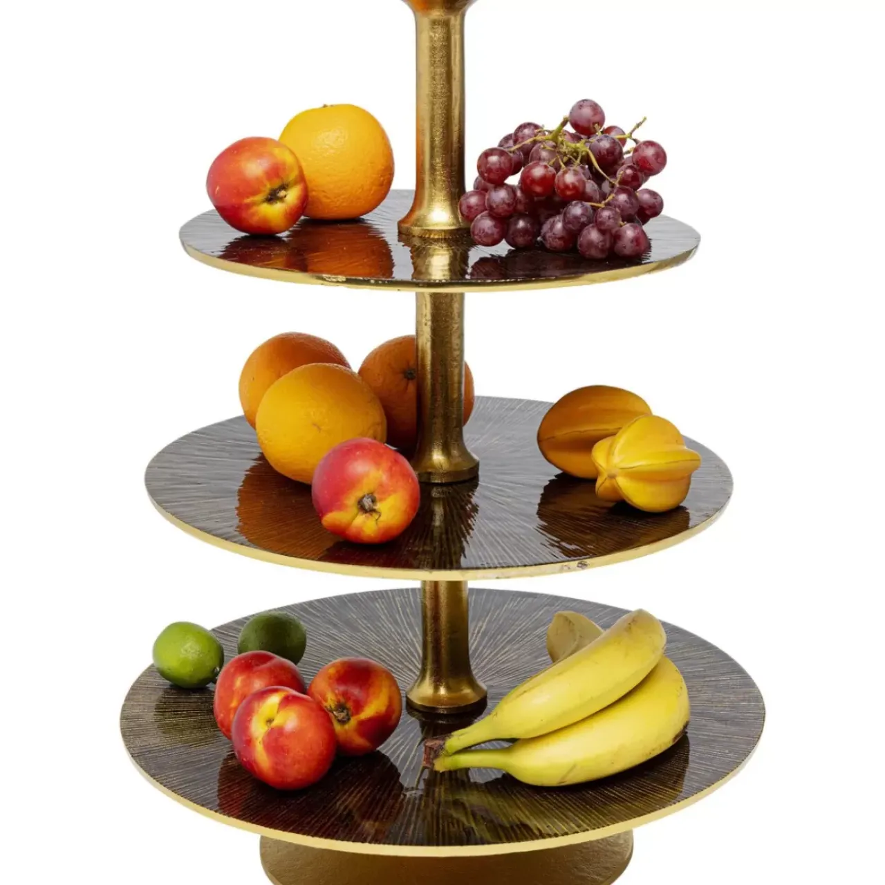 KARE Design Geschirr & Tischaccessoires-Etagere Lovely Brass 56Cm