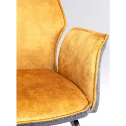 KARE Design Stühle-Freischwinger Brego Senf