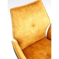 KARE Design Stühle-Freischwinger Brego Senf