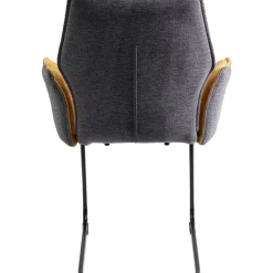 KARE Design Stühle-Freischwinger Brego Senf