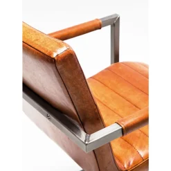 KARE Design Stühle-Freischwinger Riffle Buffalo Brown