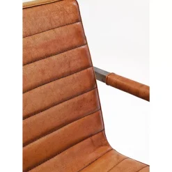 KARE Design Stühle-Freischwinger Riffle Buffalo Brown