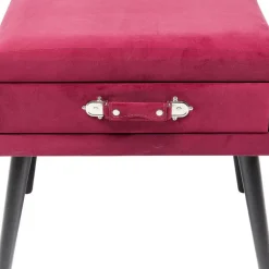 KARE Design Stühle-Fushocker Drawer Rot