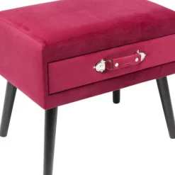 KARE Design Stühle-Fushocker Drawer Rot