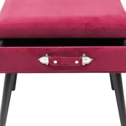 KARE Design Stühle-Fushocker Drawer Rot