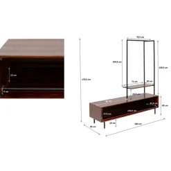 KARE Design Kleinmöbel & Sonstiges-Garderobe Ravello 174X160