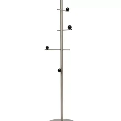 KARE Design Kleinmöbel & Sonstiges-Garderobenstander Balance Chrom 174Cm