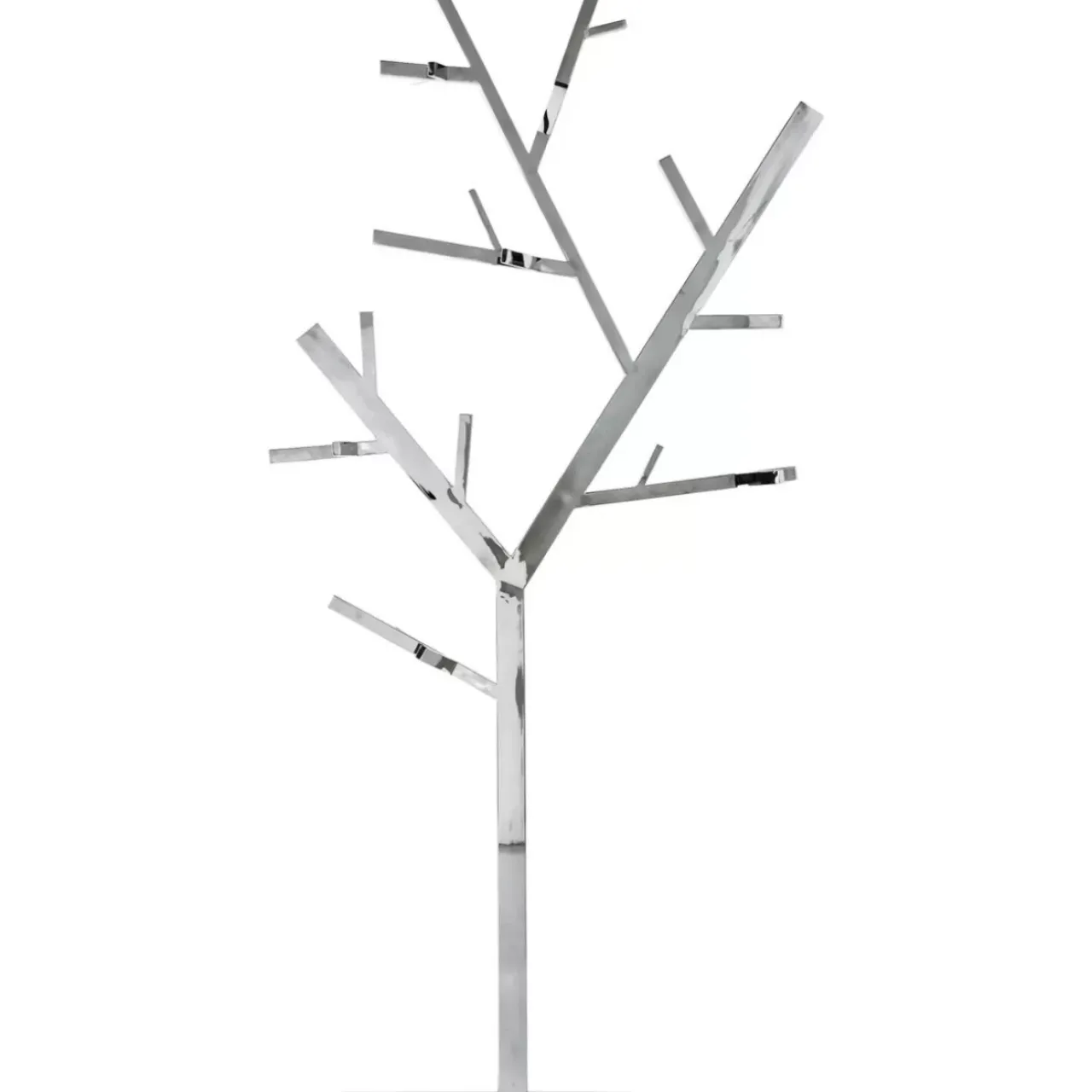KARE Design Kleinmöbel & Sonstiges-Garderobenstander Technical Tree Chrome