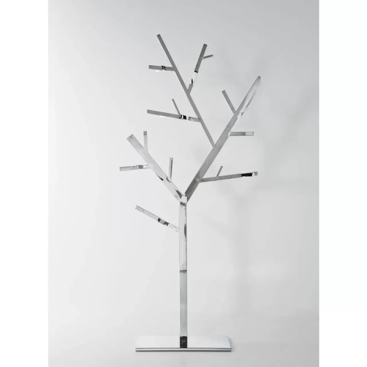 KARE Design Kleinmöbel & Sonstiges-Garderobenstander Technical Tree Chrome