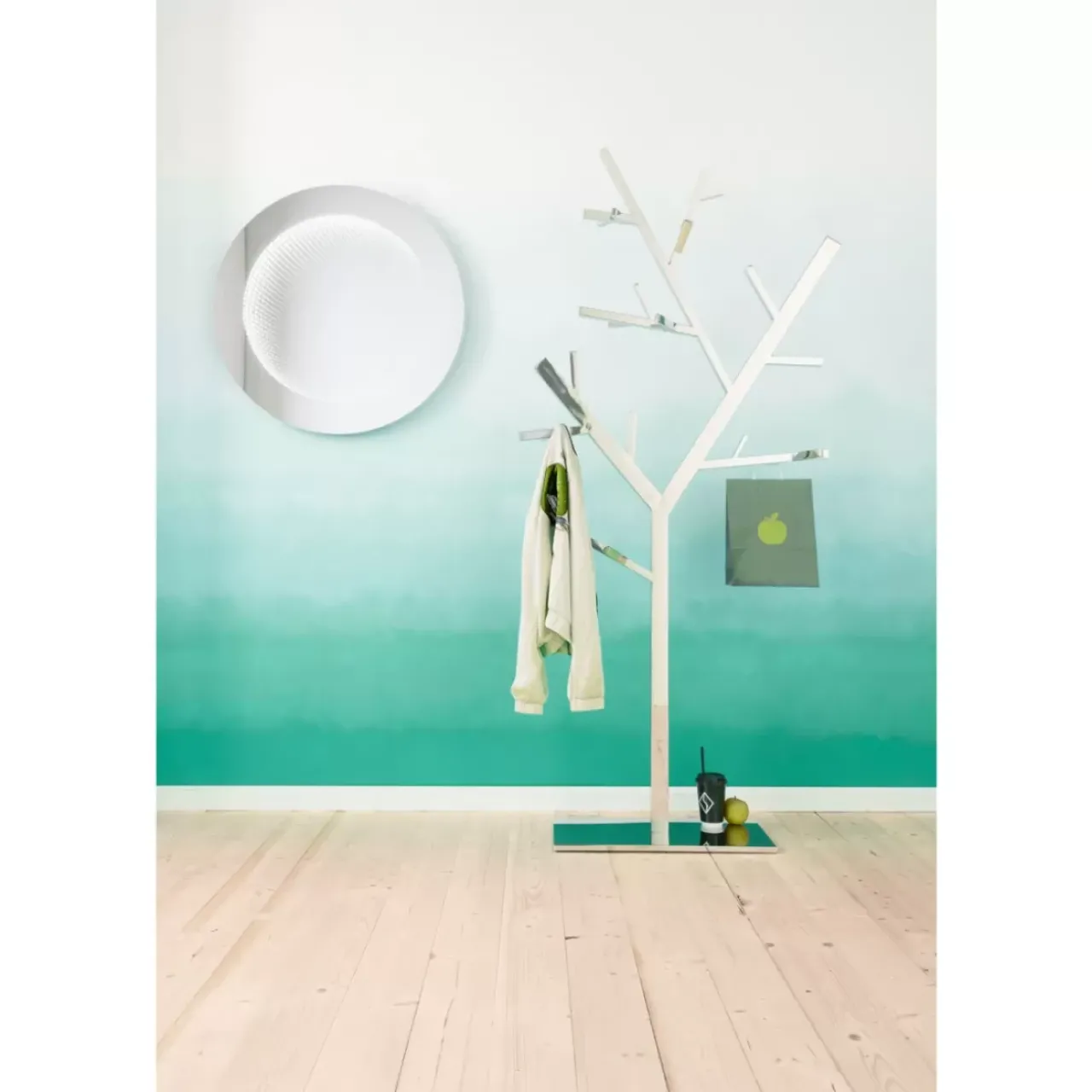 KARE Design Kleinmöbel & Sonstiges-Garderobenstander Technical Tree Chrome