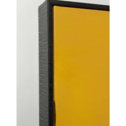 KARE Design Bilder-Gerahmtes Bild Abstract Shapes Gelb 113X113Cm