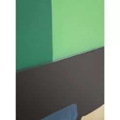 KARE Design Bilder-Gerahmtes Bild Abstract Shapes Grun 73X143Cm