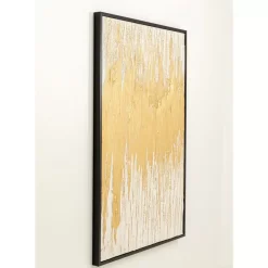 KARE Design Bilder-Gerahmtes Bild Abstract Weis 80X120Cm