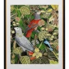 KARE Design Bilder-Gerahmtes Bild Birds In Jungle 80X100Cm