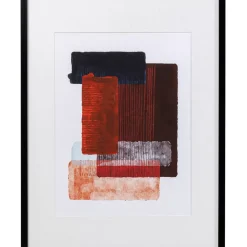 KARE Design Bilder-Gerahmtes Bild Box Back Rot 60X80Cm