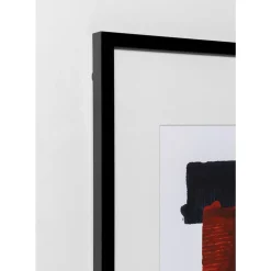 KARE Design Bilder-Gerahmtes Bild Box Back Rot 60X80Cm