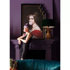 KARE Design Bilder-Gerahmtes Bild Bubble Gum 80X120Cm