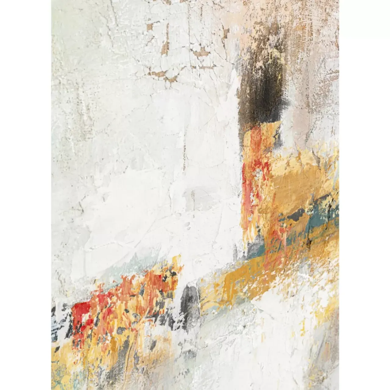 KARE Design Bilder-Gerahmtes Bild Dust Gold 120X120Cm