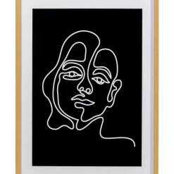 KARE Design Bilder-Gerahmtes Bild Faccia Arte Woman 60X80Cm