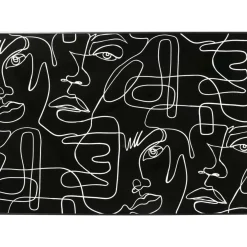 KARE Design Bilder-Gerahmtes Bild Faccia Arte Drawing 150X100Cm