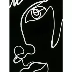 KARE Design Bilder-Gerahmtes Bild Faccia Arte Drawing 150X100Cm