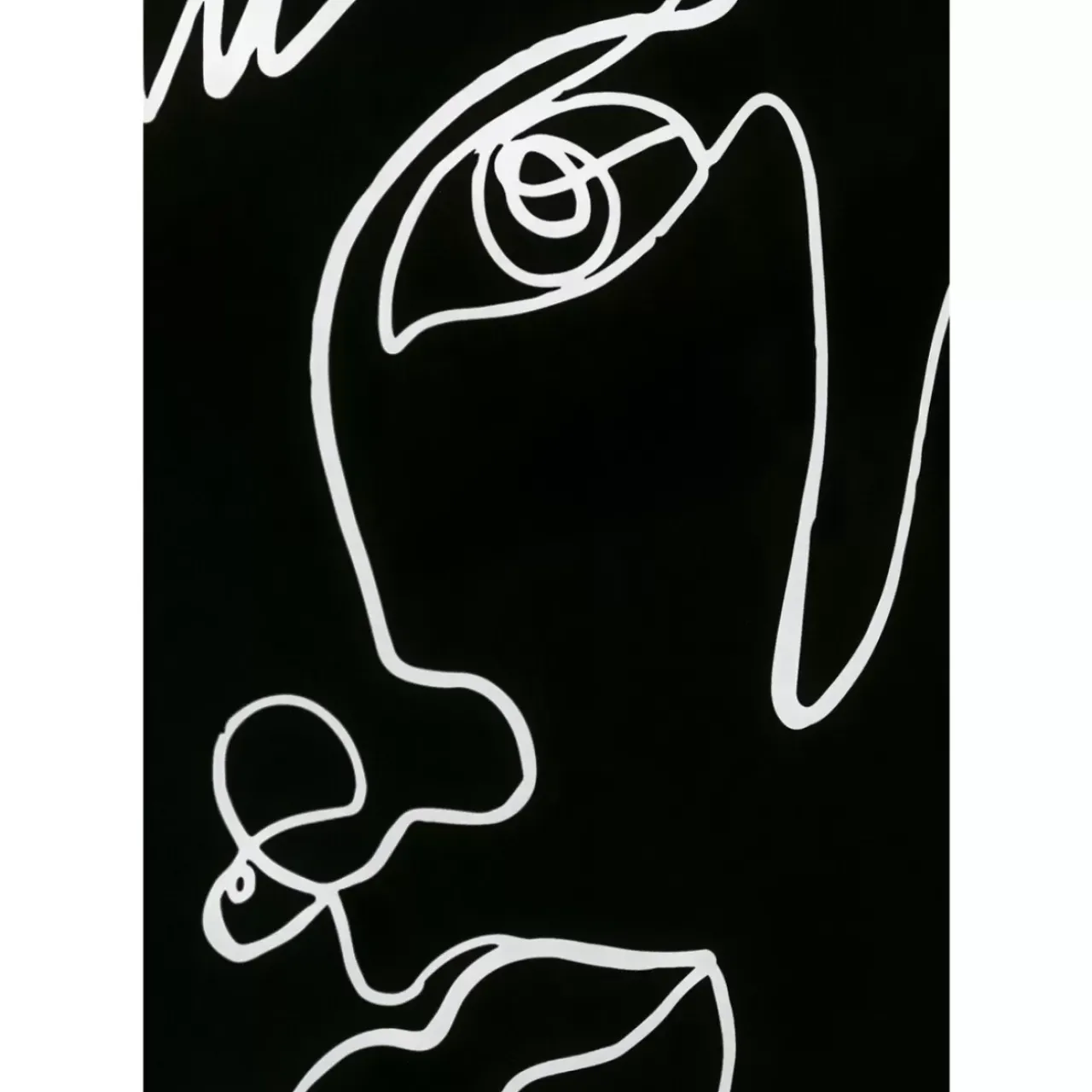 KARE Design Bilder-Gerahmtes Bild Faccia Arte Drawing 150X100Cm