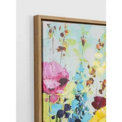 KARE Design Bilder-Gerahmtes Bild Flowery Meadow 100X100Cm