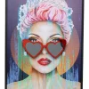 KARE Design Bilder-Gerahmtes Bild Heart Glasses 80X100Cm