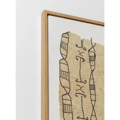 KARE Design Bilder-Gerahmtes Bild Native Spirals 50X150Cm