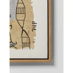 KARE Design Bilder-Gerahmtes Bild Native Spirals 50X150Cm